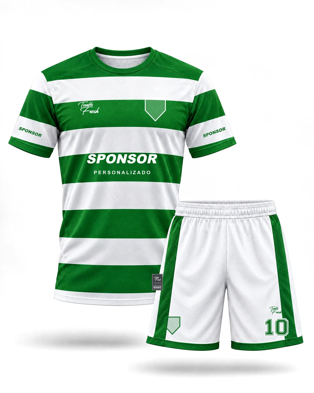 Uniformes de fútbol · Aros — vista frontal