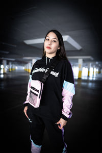 Conjunto Completo ''Black Pastel Hoodie'' Mujer
