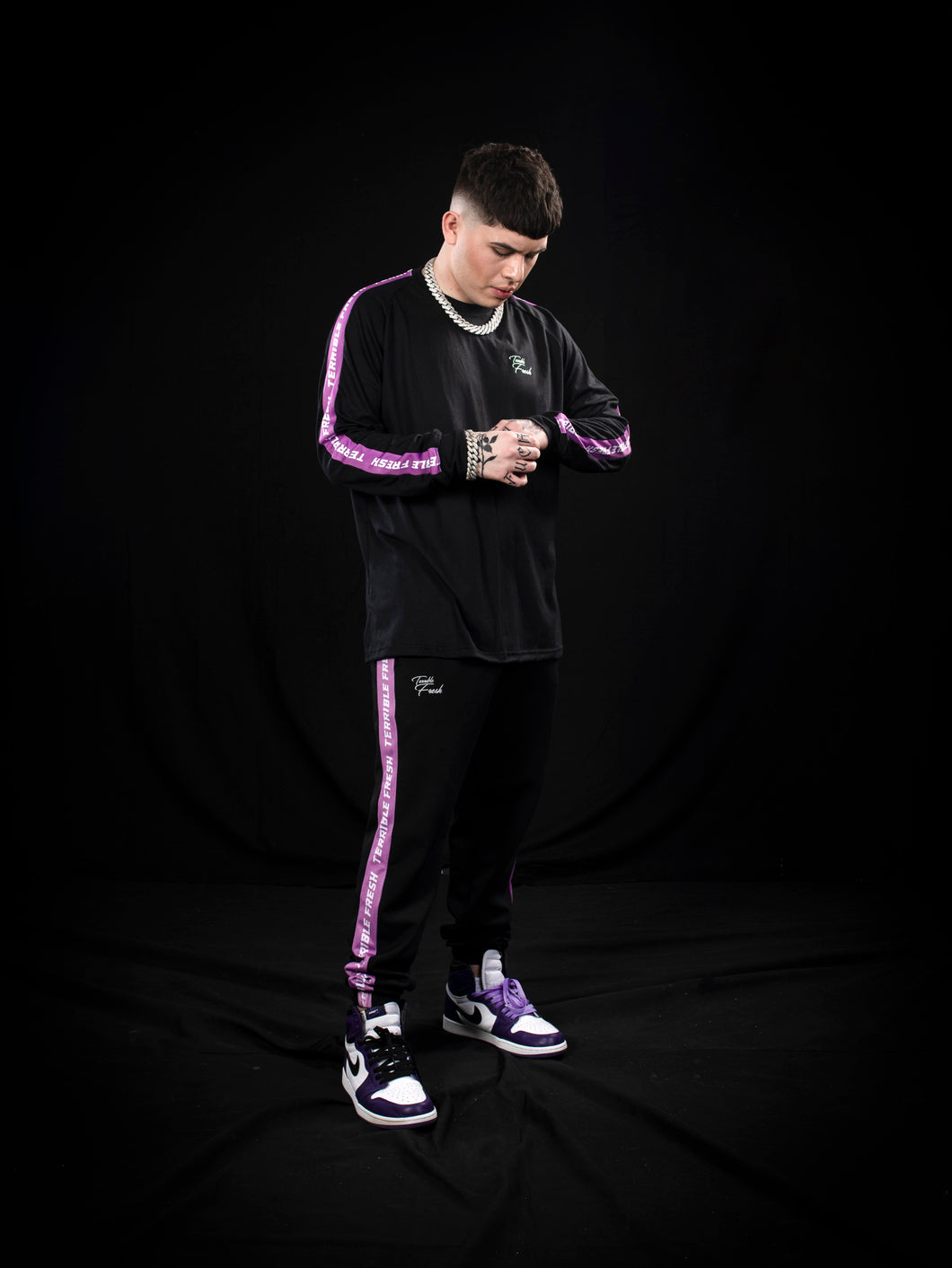 Polera Manga Larga Classic Purple